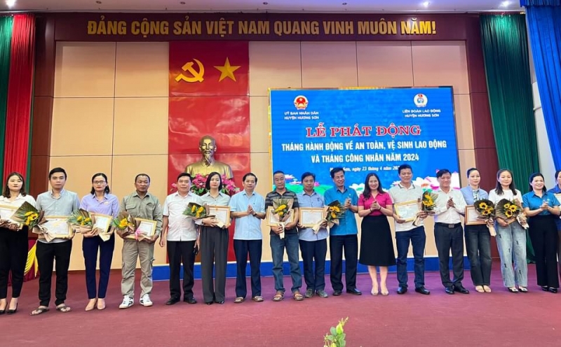 Công đoàn Hương Sơn: Sôi nổi các hoạt động Tháng Công nhân năm 2024